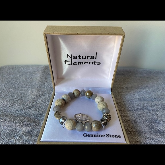 Natural Elements Genuine Stone Bracelet - NIB - Picture 2 of 2